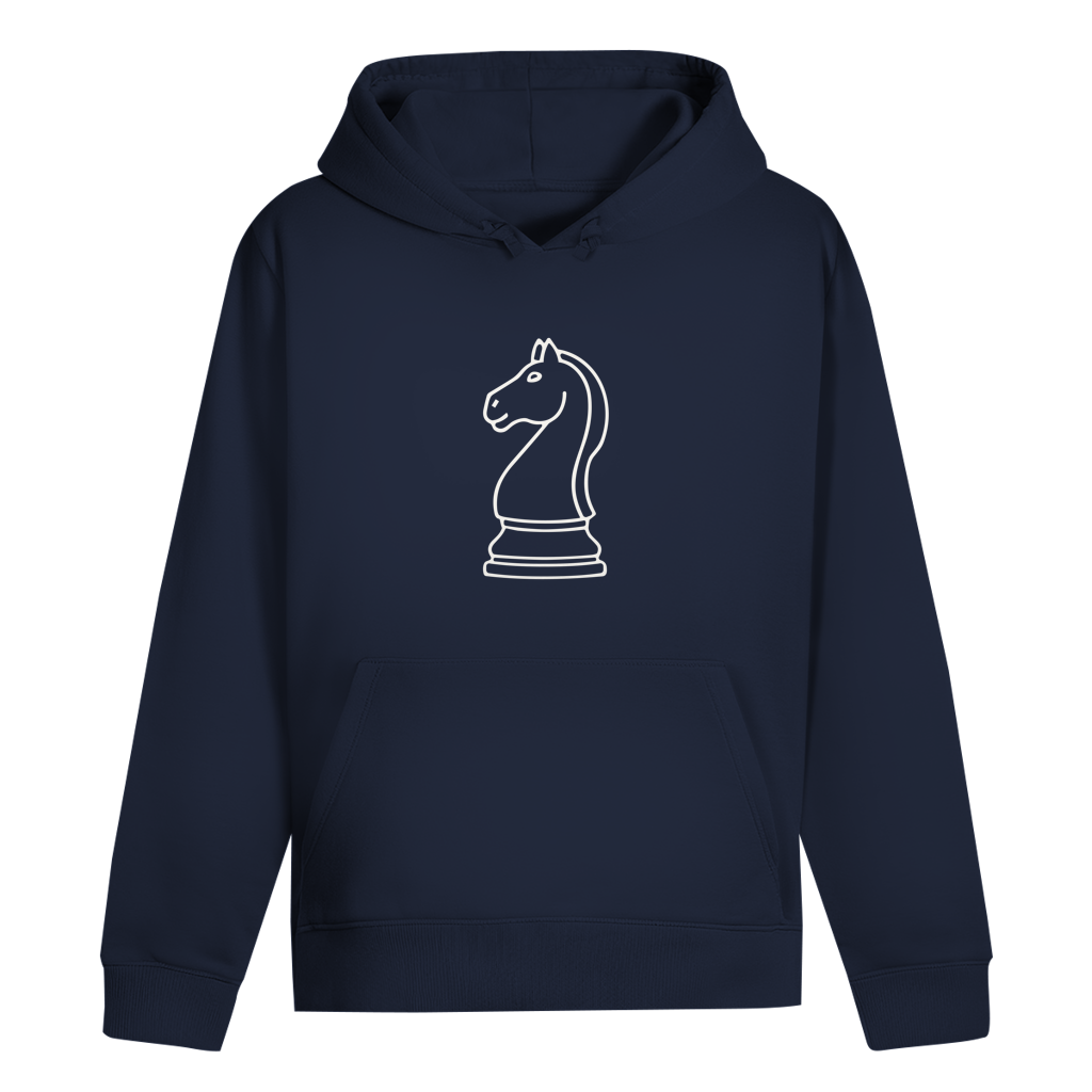 Springer Kontur – Schach Hoodie in Dunkelblau
