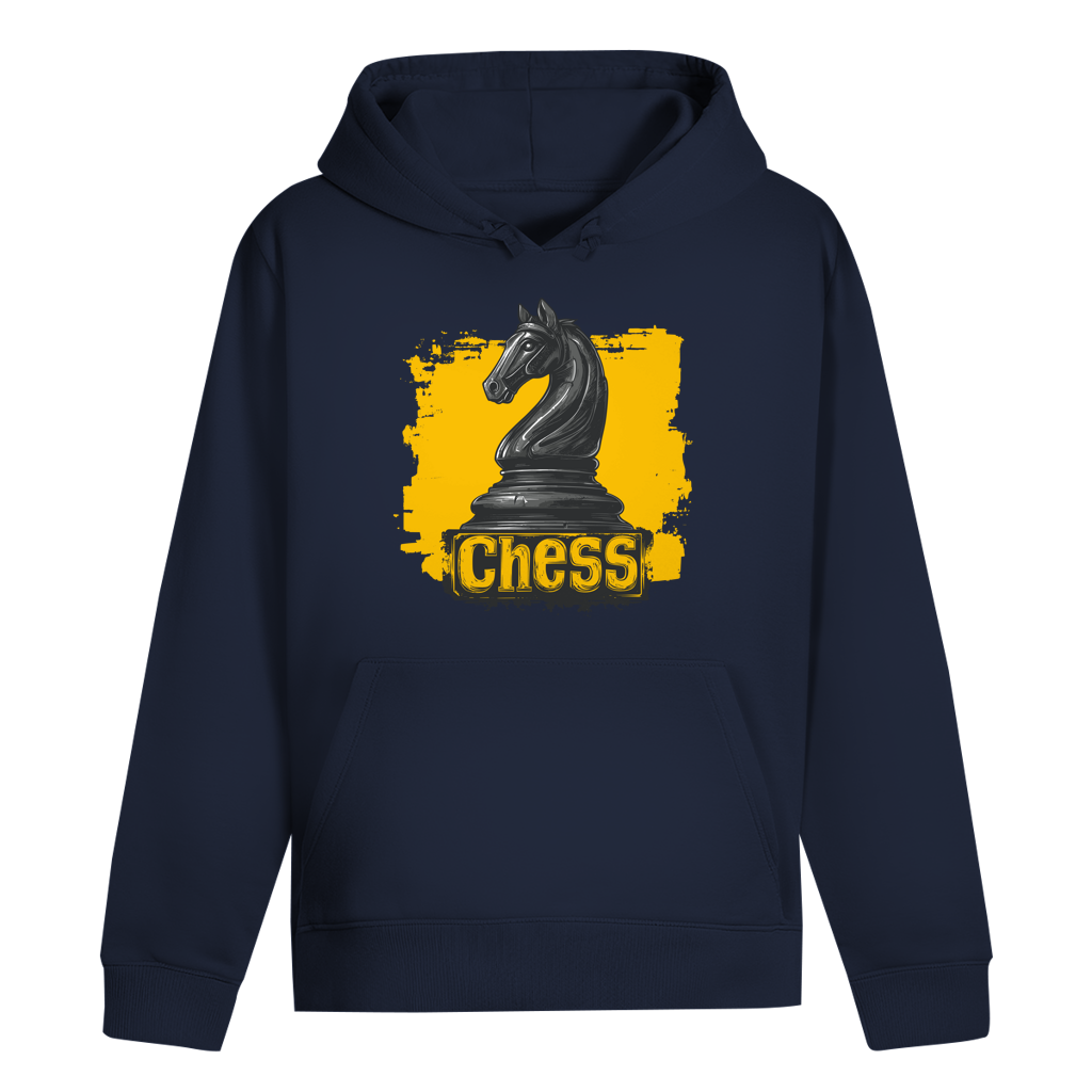 Springermacht – Schach Hoodie in Dunkelblau