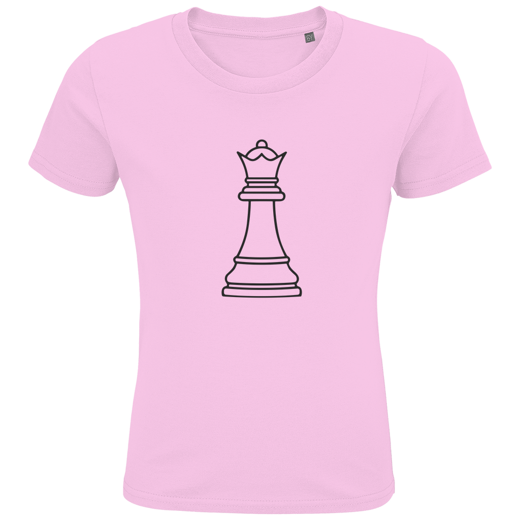 Dame Kontur – Schach Kinder T-Shirt in Pink