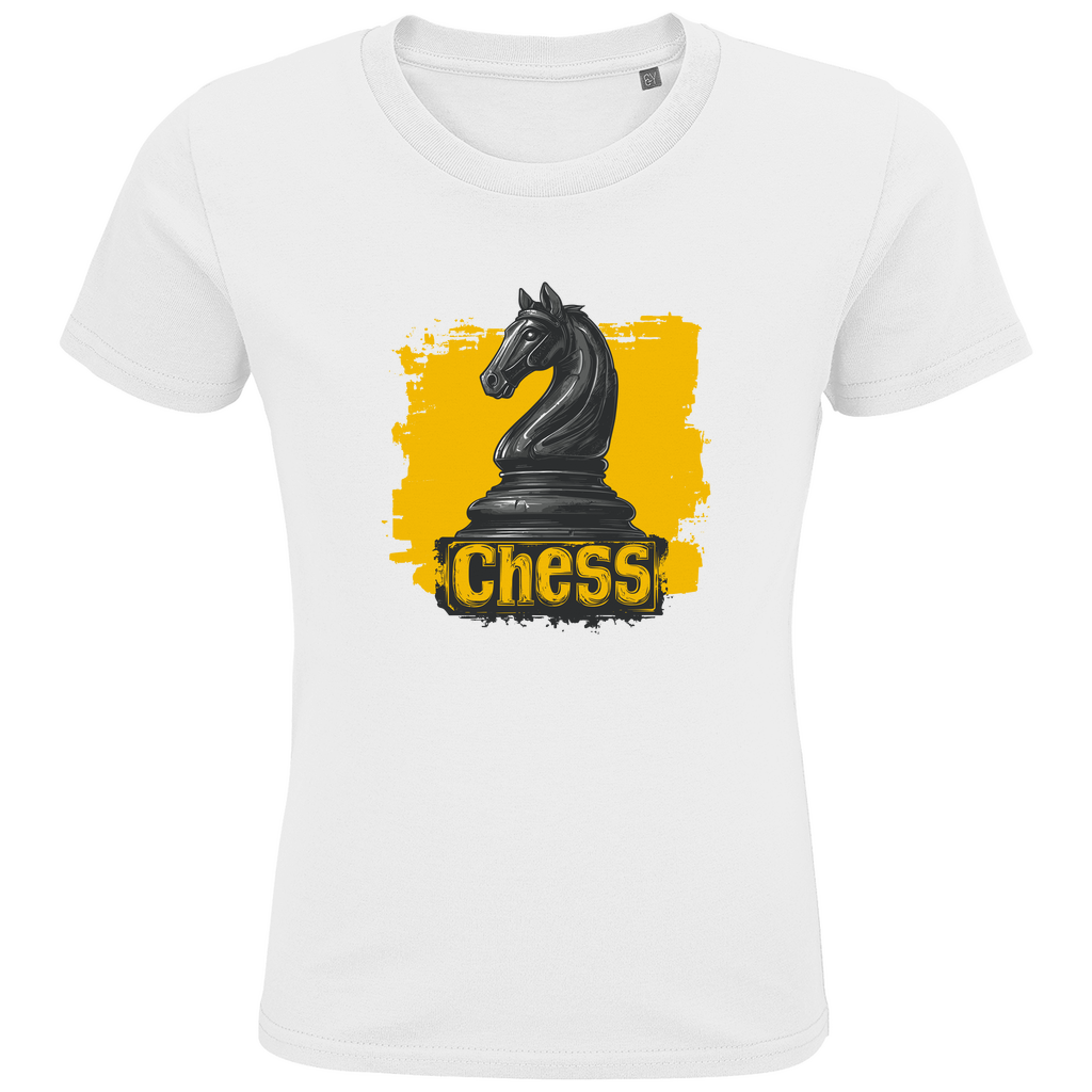 Springermacht – Schach Kinder T-Shirt in Weiß