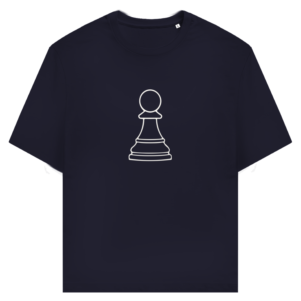 Bauer Kontur – Schach T-Shirt in Dunkelblau