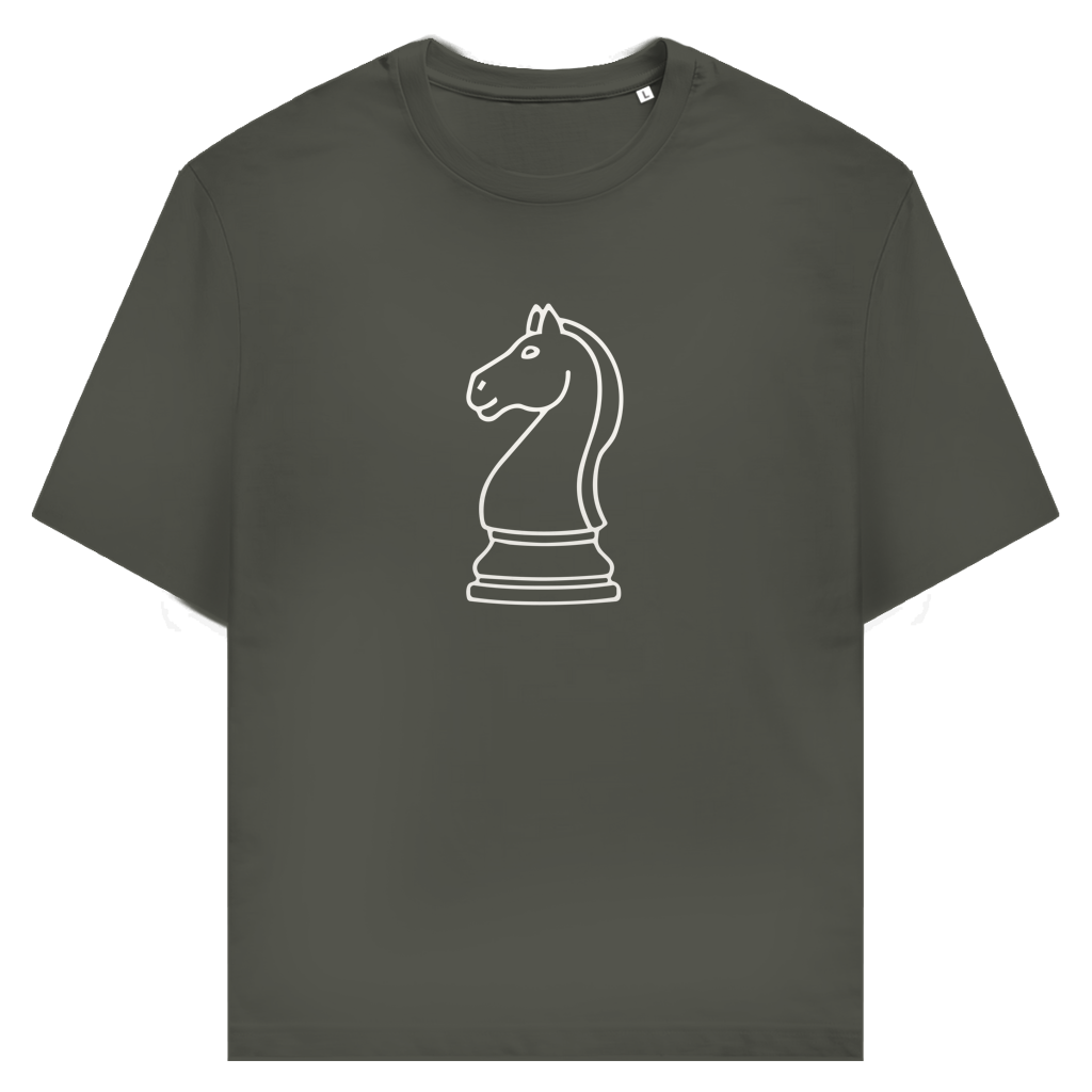 Springer Kontur – Schach T-Shirt in Khaki
