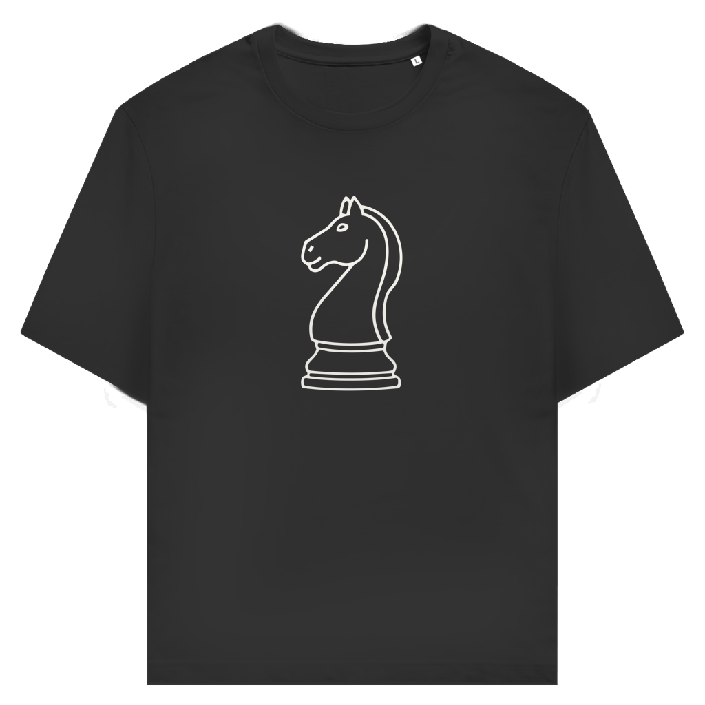 Springer Kontur – Schach T-Shirt in Schwarz