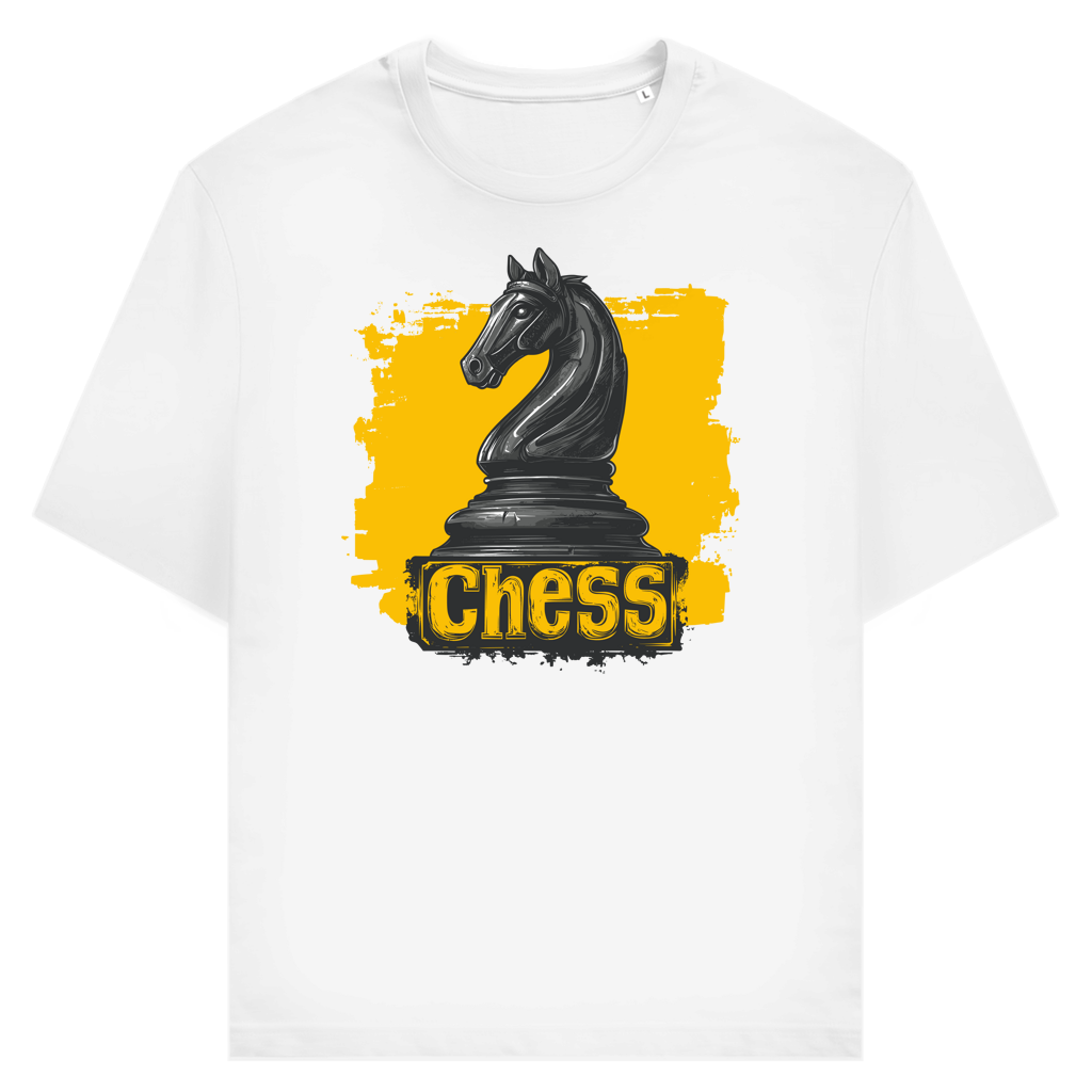 Springermacht – Schach T-Shirt in Weiß