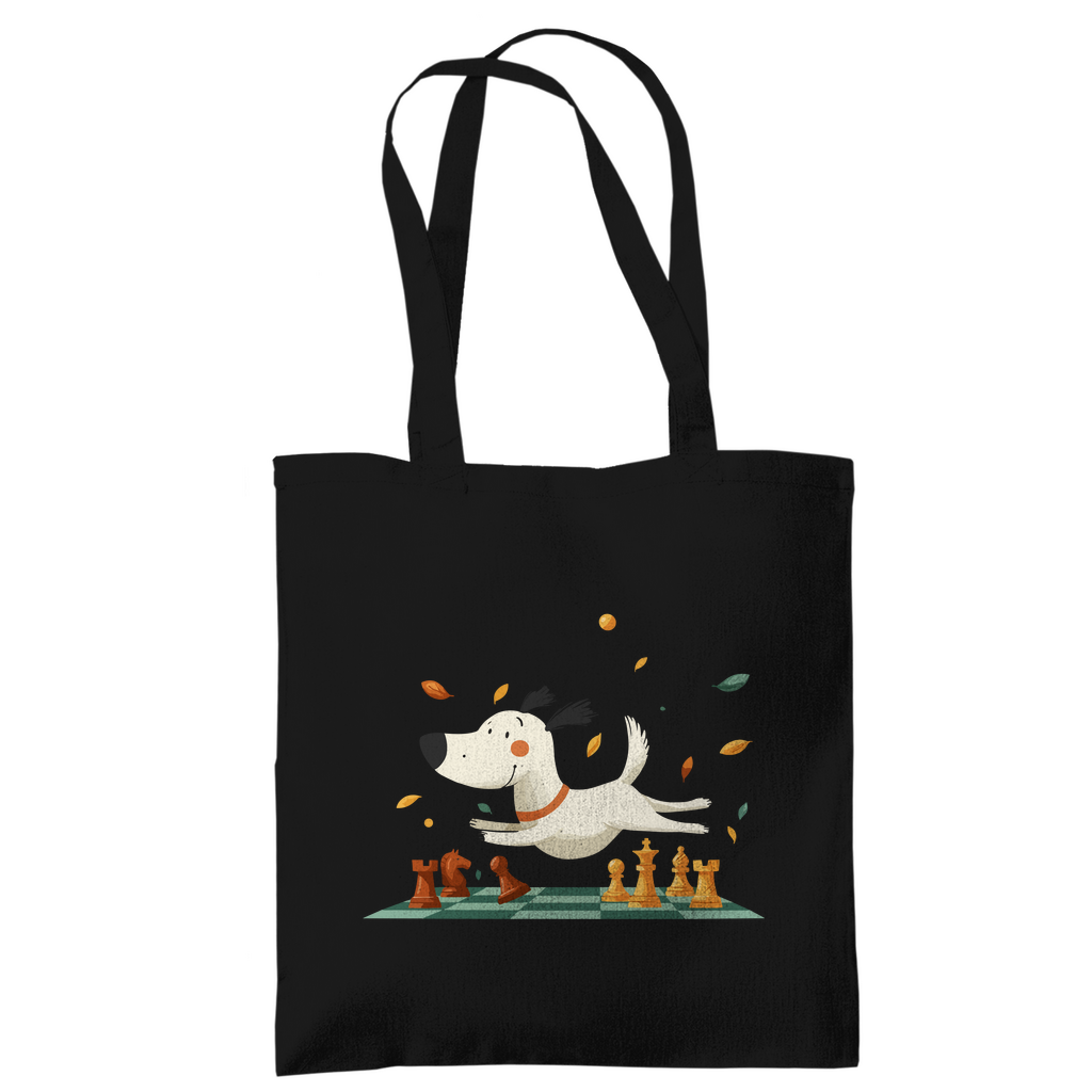 Schachhund – Tasche in Schwarz