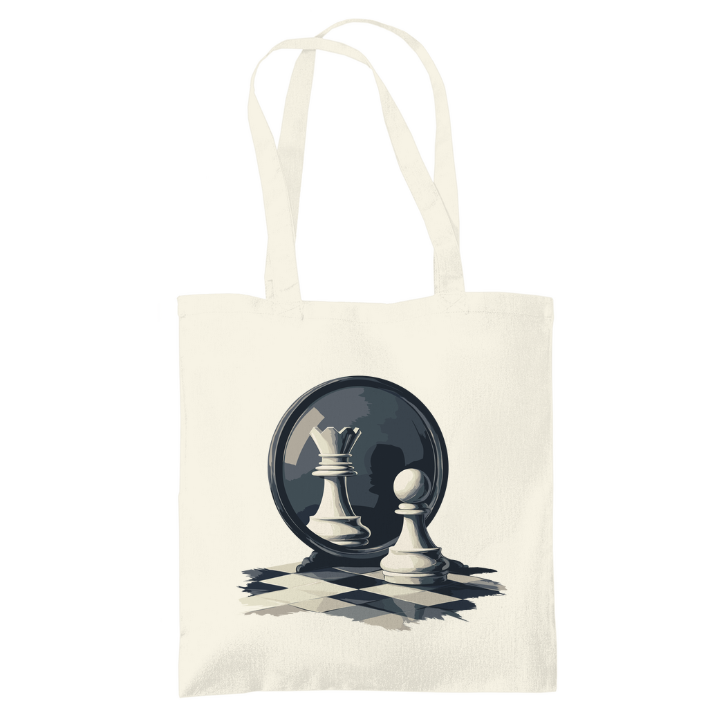 Spiegelzug – Schach Tasche in Creme