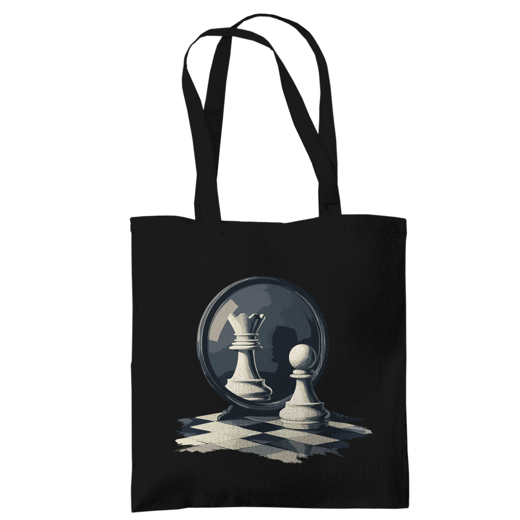 Spiegelzug – Schach Tasche in Schwarz