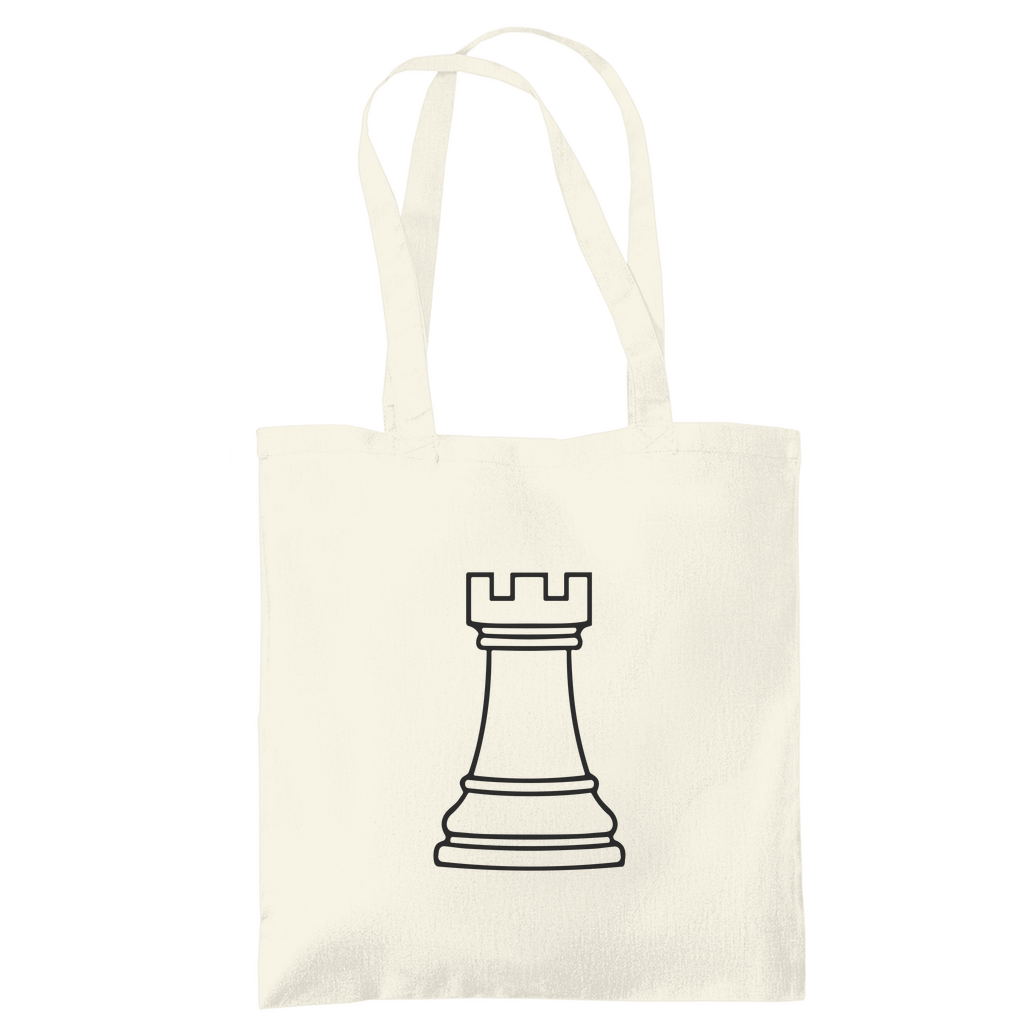 Turm Kontur – Schach Tasche in Creme