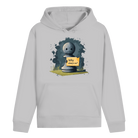 Bauernopfer – Schach Hoodie in Grau meliert