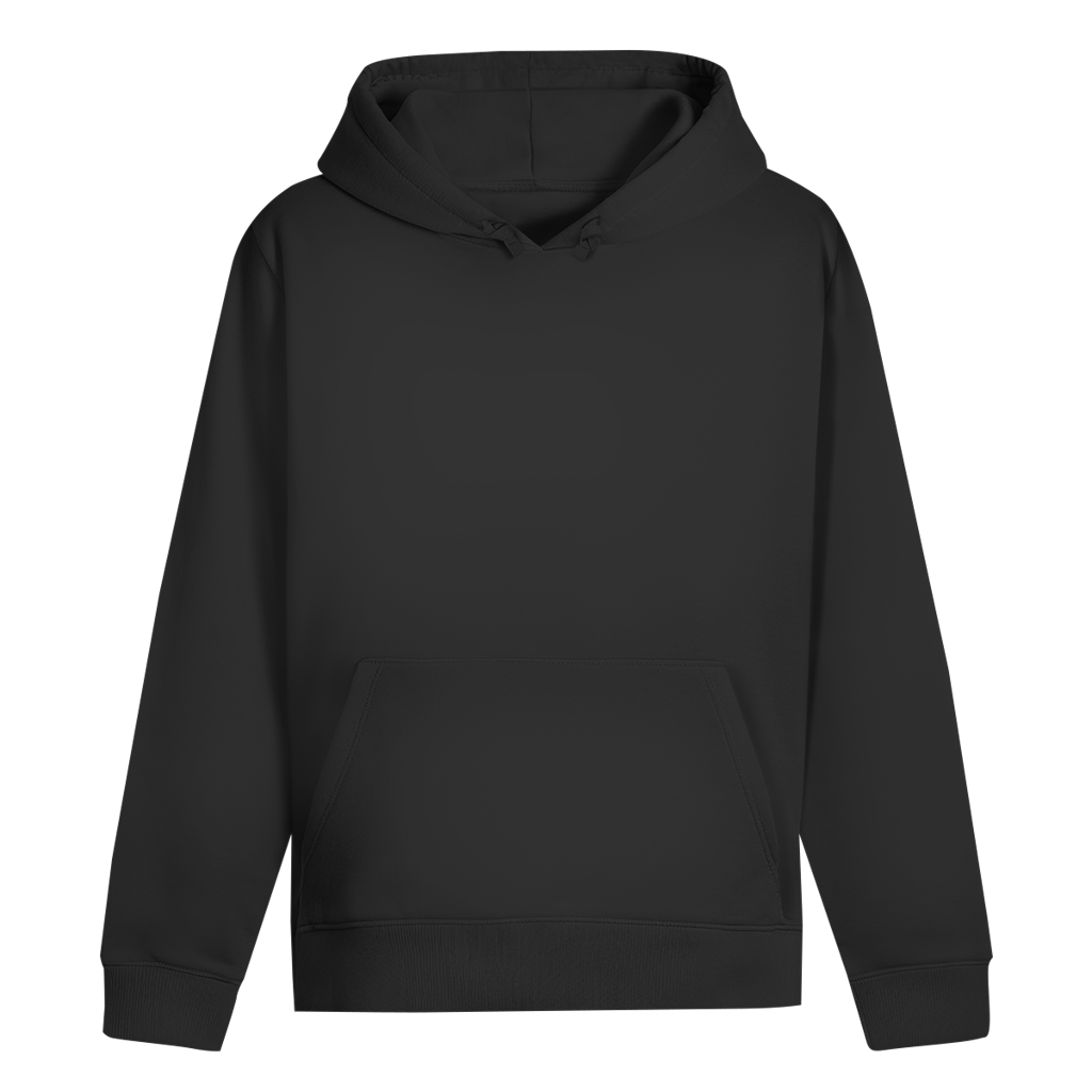 Bauernsturm – Schach Hoodie in Schwarz (Vorderseite)