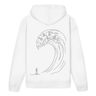 Bauernsturm – Schach Hoodie in Weiß (Rückseite)