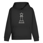 Dame Kontur – Schach Hoodie in Schwarz