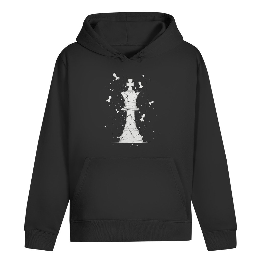 Die Stellung bröckelt – Schach Hoodie in Schwarz