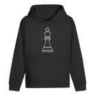 König Kontur – Schach Hoodie in Schwarz