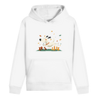 Schachhund – Hoodie in Weiß
