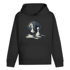 Spiegelzug – Schach Hoodie in Schwarz