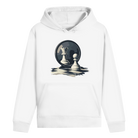 Spiegelzug – Schach Hoodie in Weiß