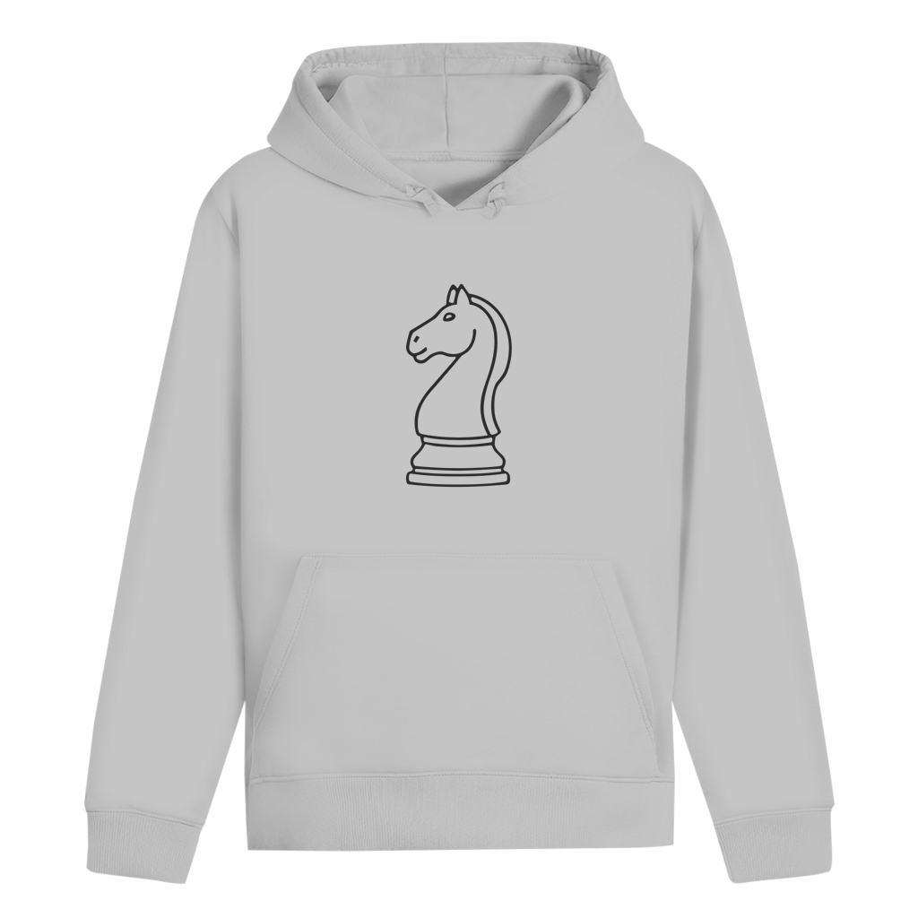Springer Kontur – Schach Hoodie in Grau meliert