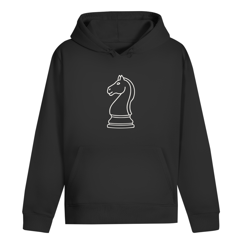 Springer Kontur – Schach Hoodie in Schwarz