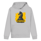 Springermacht – Schach Hoodie in Grau meliert