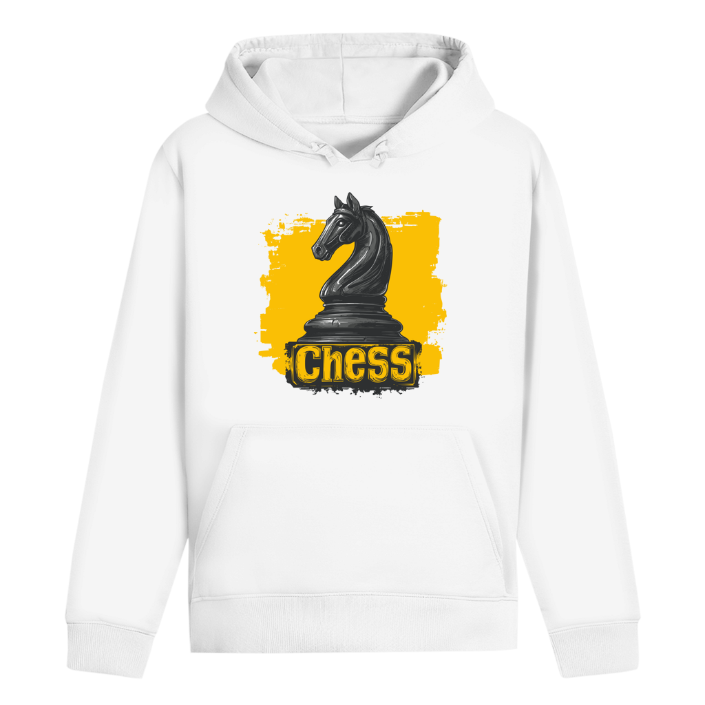 Springermacht – Schach Hoodie in Weiß