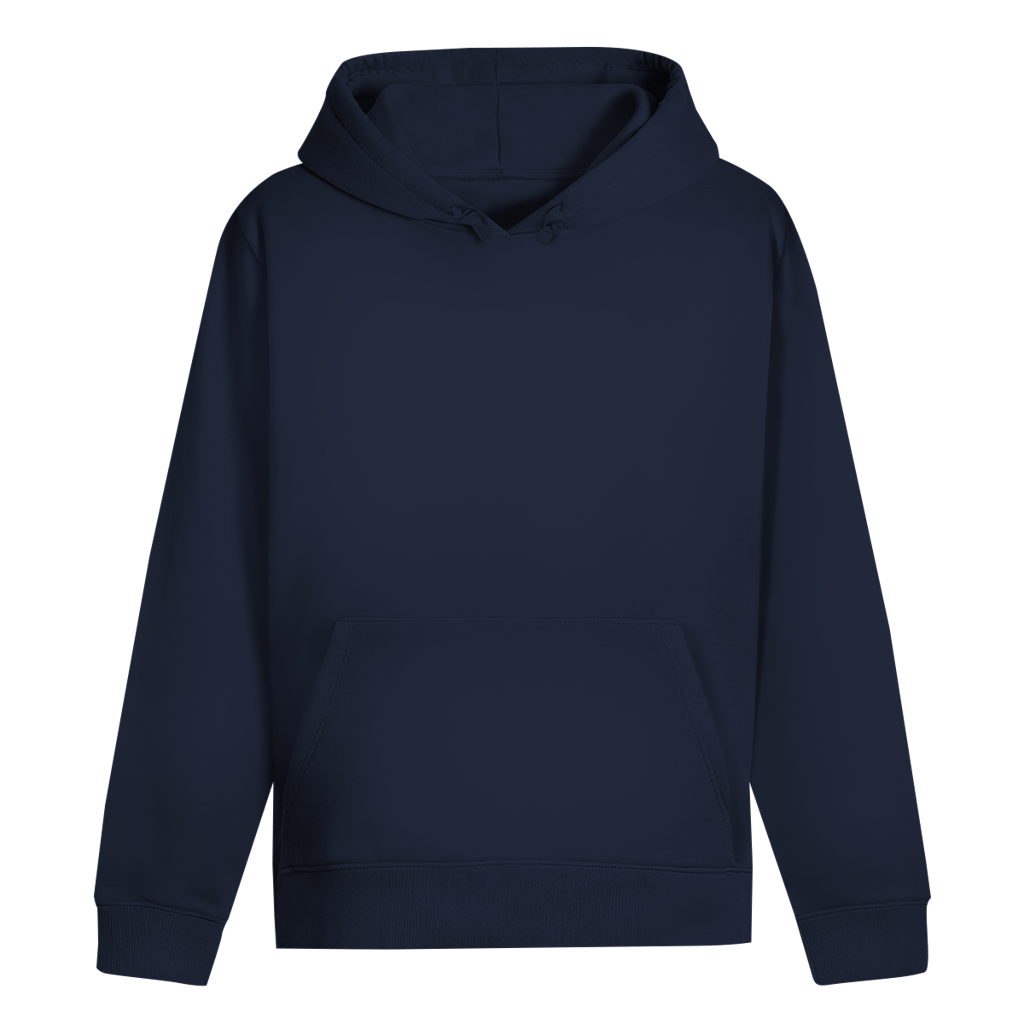Verwurzelt – Schach Hoodie in Dunkelblau (Vorderseite)