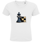 Alles im Blick – Schach Kinder T-Shirt in Weiß