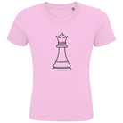 Dame Kontur – Schach Kinder T-Shirt in Pink