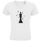 Die Stellung bröckelt (schwarz) – Schach Kinder T-Shirt in Weiß