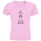 König Kontur – Schach Kinder T-Shirt in Pink