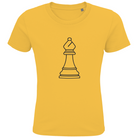 Läufer Kontur – Schach Kinder T-Shirt in Orange