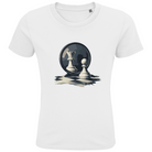 Spiegelzug – Schach Kinder T-Shirt in Weiß