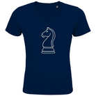 Springer Kontur – Schach Kinder T-Shirt in Navyblau