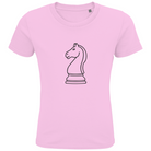 Springer Kontur – Schach Kinder T-Shirt in Pink