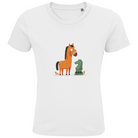 Springer oder Pferd – Schach Kinder T-Shirt in Weiß