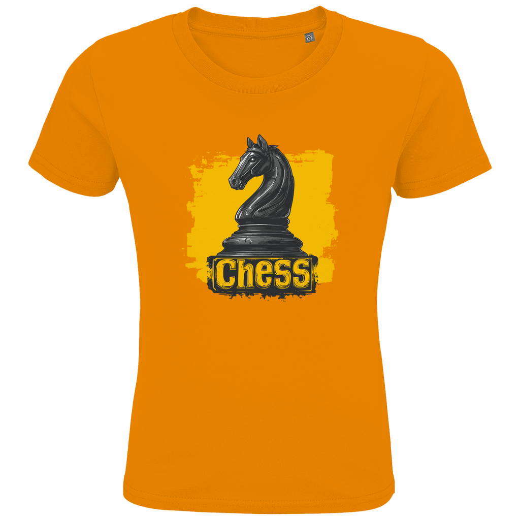 Springermacht – Schach Kinder T-Shirt in Orange
