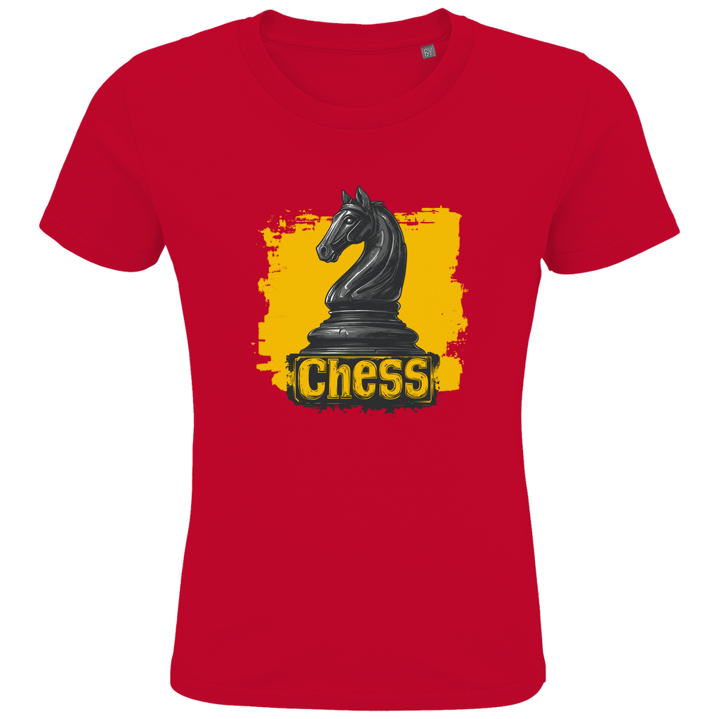 Springermacht – Schach Kinder T-Shirt in Rot