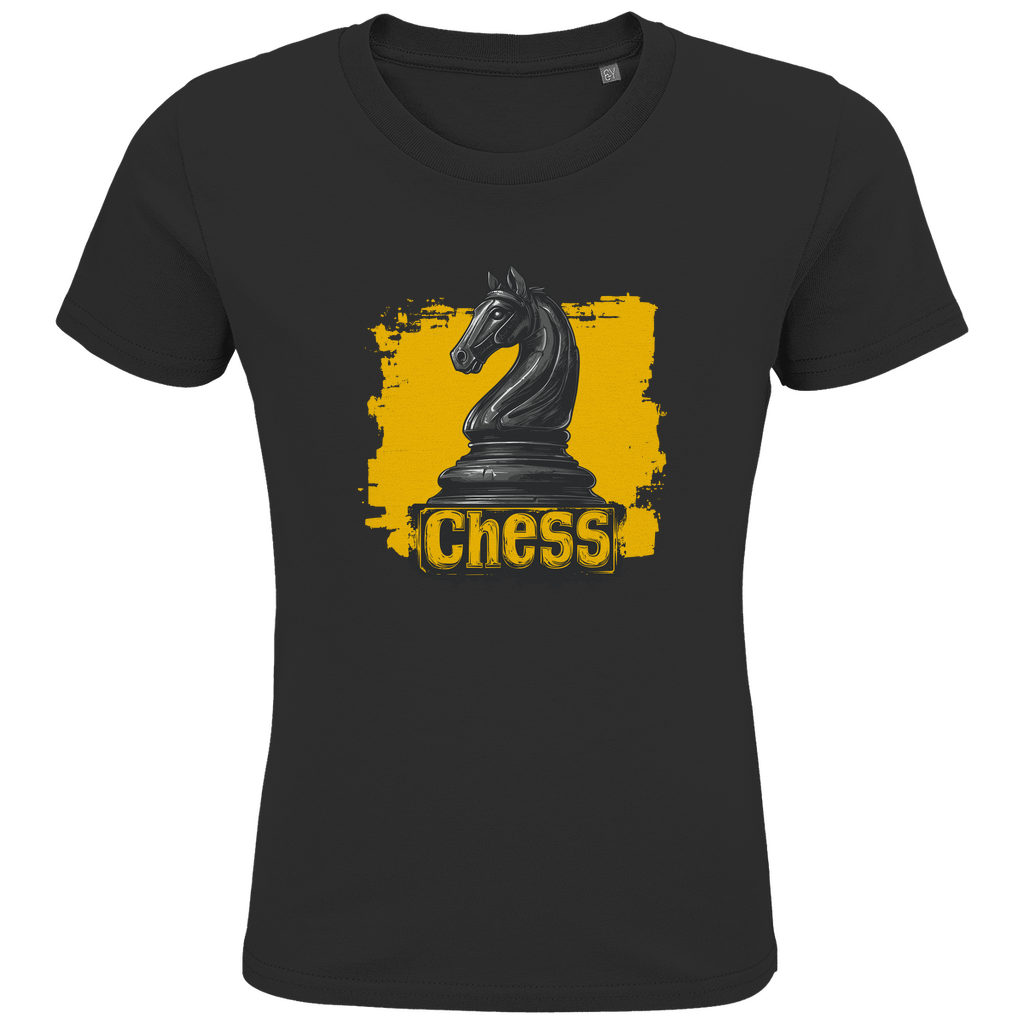 Springermacht – Schach Kinder T-Shirt in Schwarz