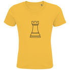 Turm Kontur – Schach Kinder T-Shirt in Orange