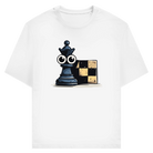 Alles im Blick – Schach T-Shirt in Weiß