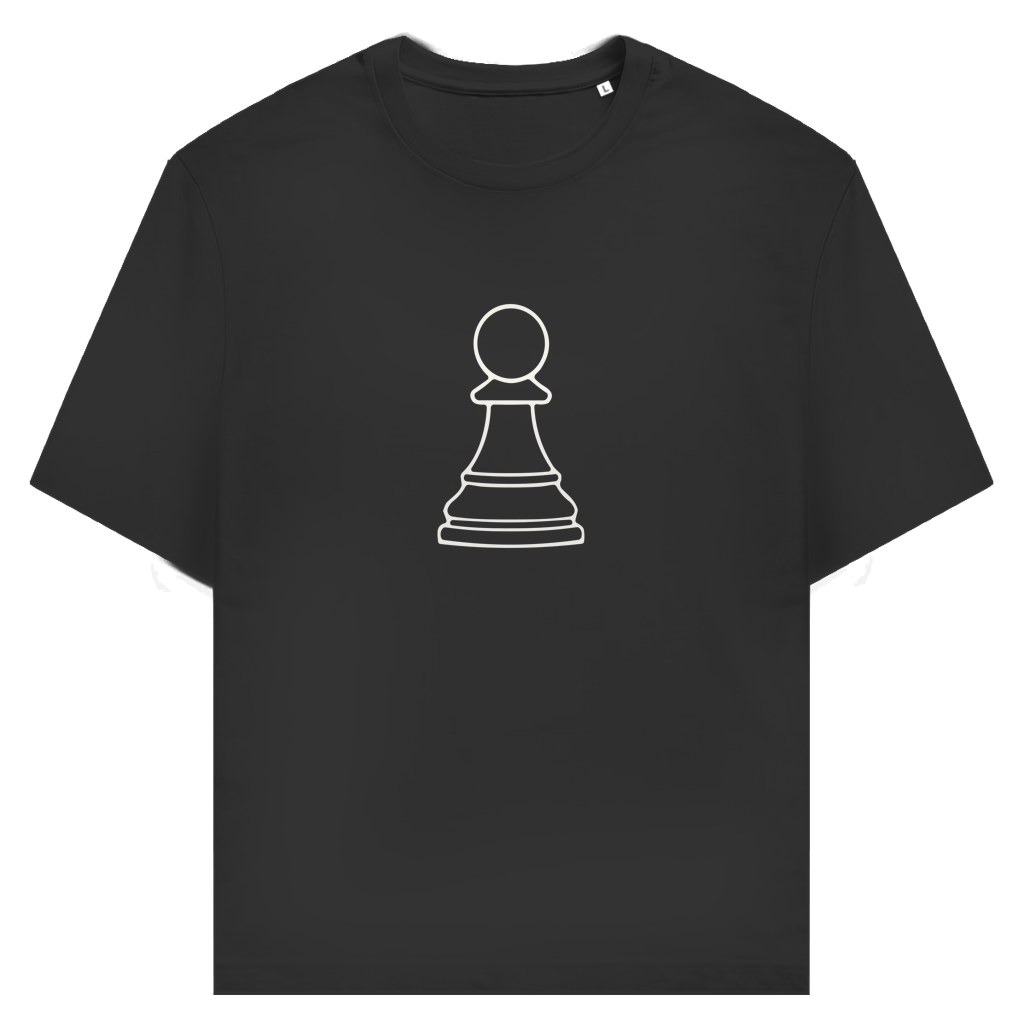 Bauer Kontur – Schach T-Shirt in Schwarz