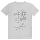 Hängepartie – Schach T-Shirt in Grau meliert (Rückseite)