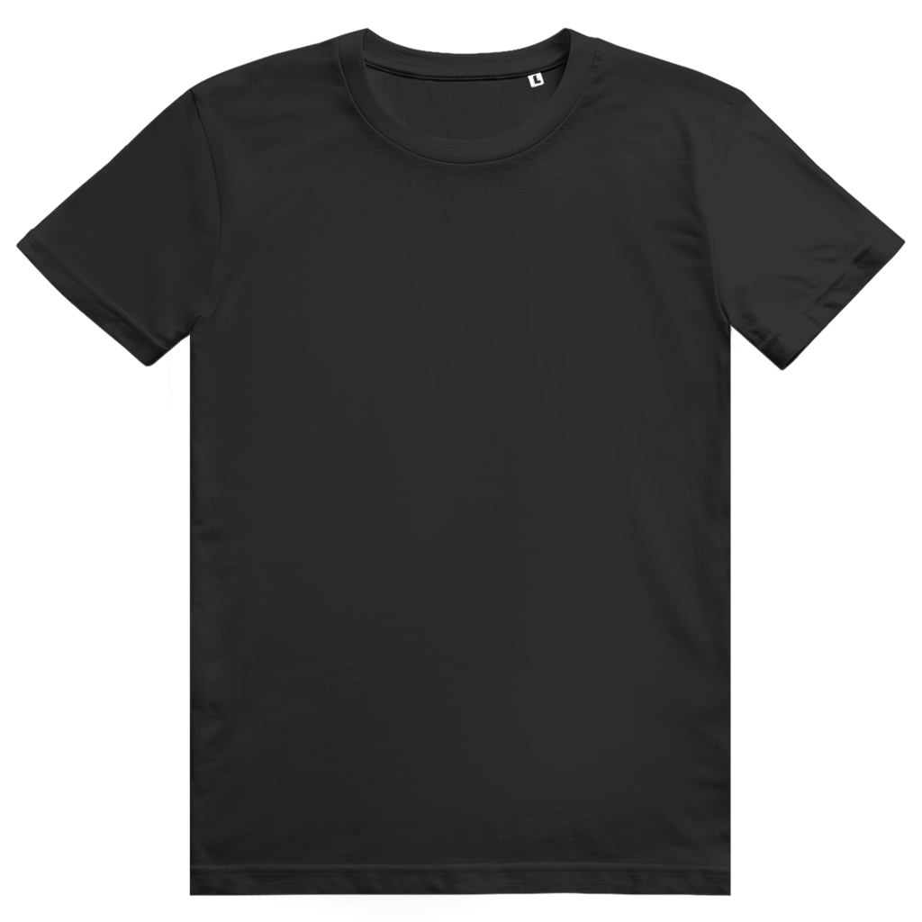 Hängepartie – Schach T-Shirt in Schwarz (Vorderseite)