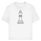 König Kontur – Schach T-Shirt in Weiß