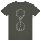 Sanduhr – Schach T-Shirt in Khaki (Rückseite)