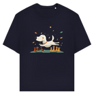 Schachhund – T-Shirt in Dunkelblau