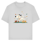 Schachhund – T-Shirt in Grau meliert