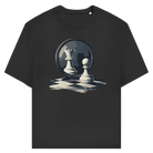 Spiegelzug – Schach T-Shirt in Schwarz