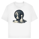 Spiegelzug – Schach T-Shirt in Weiß