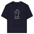 Springer Kontur – Schach T-Shirt in Dunkelblau